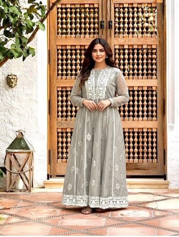 Misty Embroidered Gown