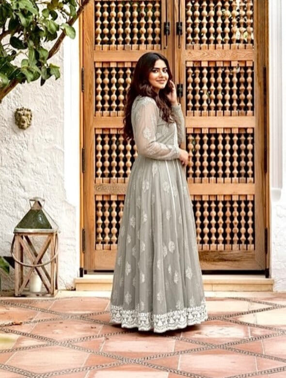 Misty Embroidered Gown